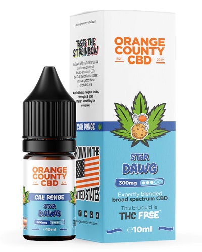 Orange County Stardawg CBD E-Liquid 10ml image 1