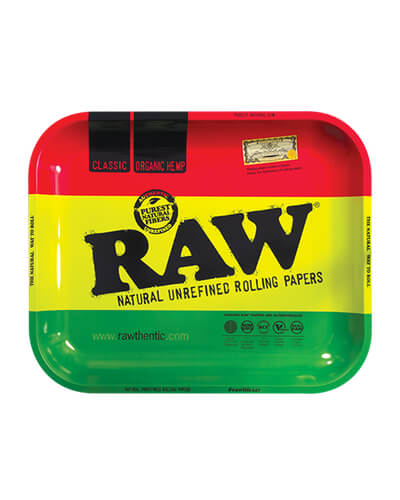 RAW Rasta Rolling Tray