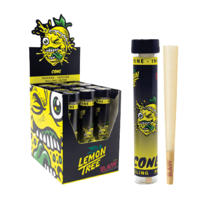 RAW X Lemon Tree Infused Pre Roll Cone image 1