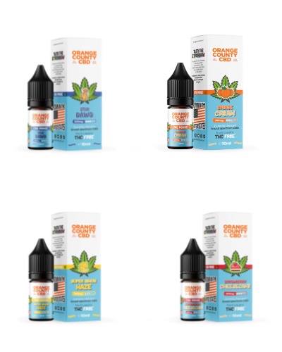 Orange County Orange Cream CBD E-Liquid 10ml image 2