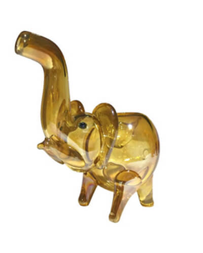 Glass Elephant Pipe