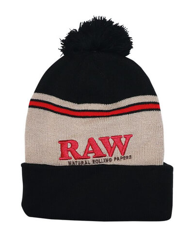 RAW Pom Pom Beanie image 3