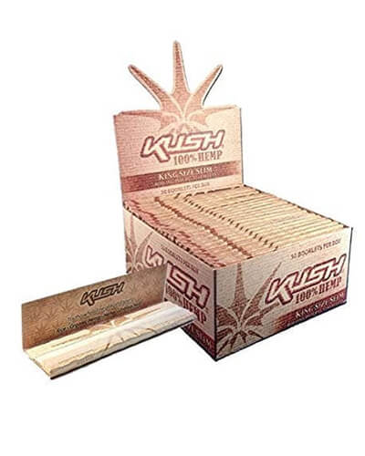 Kush 100% Hemp King Size Slim Rolling Paper