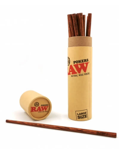 RAW Natural Wood Poker - Large