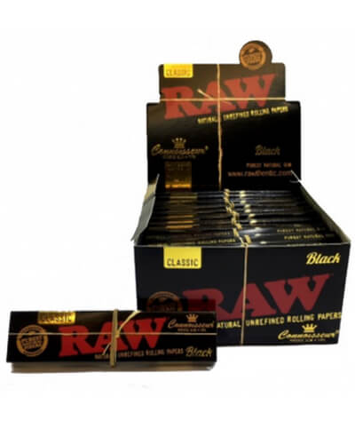 RAW Black Kingsize Slim Connoisseur