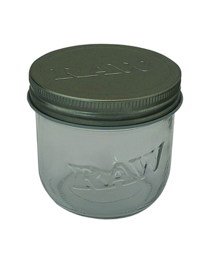 RAW Glass Mason Jar 10oz image 2