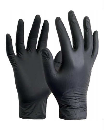 Black Nitrile Gloves x 100