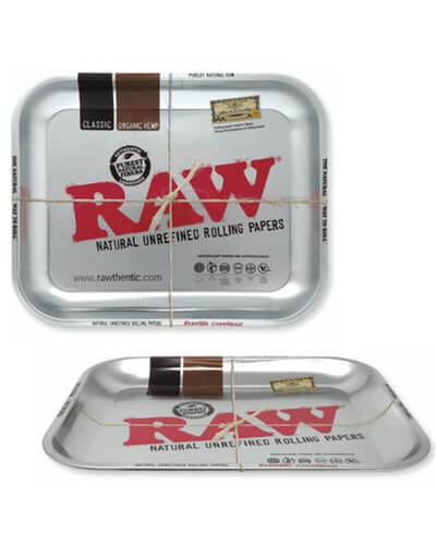 RAW Metallic Rolling Tray - Large