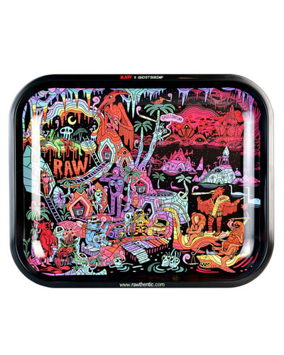 RAW X Ghostshrimp V2 Rolling Tray