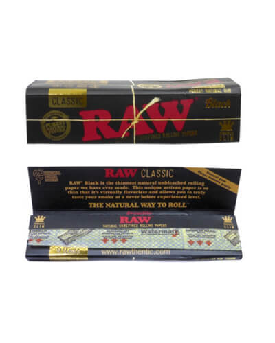 RAW Black Kingsize Slim UK image 2