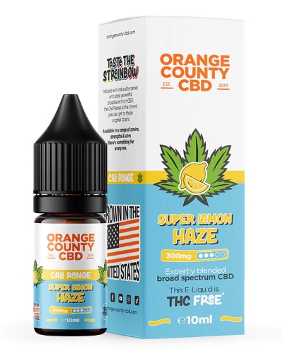 Orange County Super Lemon haze CBD E-Liquid 10ml image 1