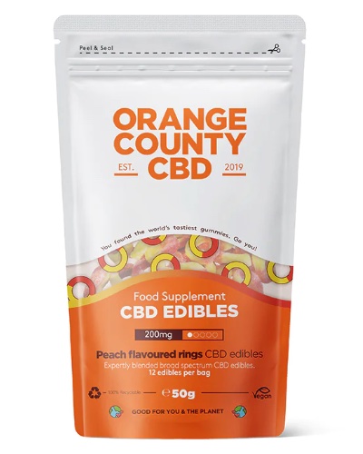 Orange County CBD Peach Rings 200mg