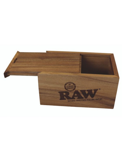 RAW Slide Top Acacia Wood Box image 2