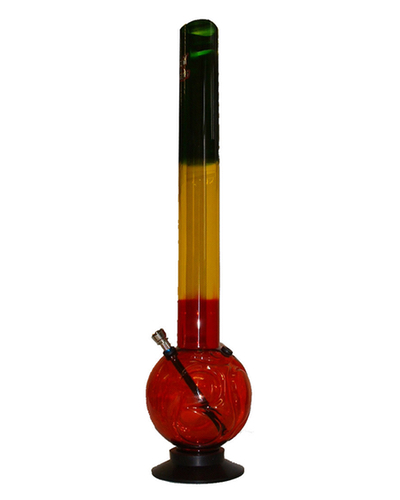 Basil Bush 60cm Acrylic Rasta Bong